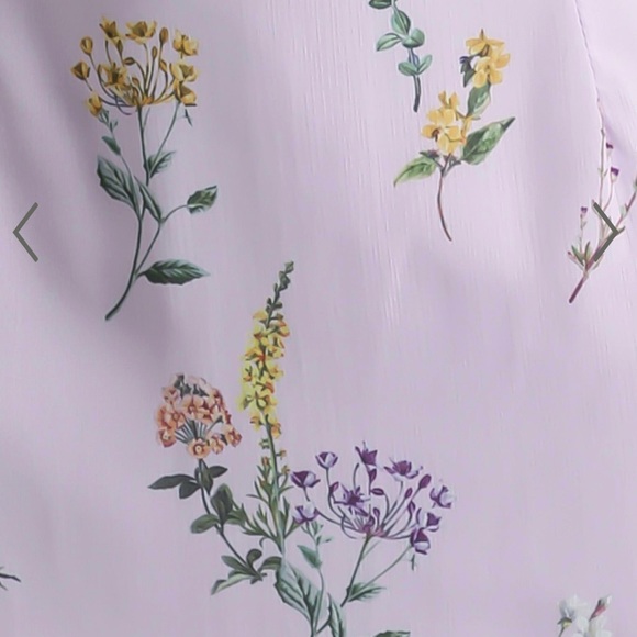 Lavender Botanical Floral Skirt - Picture 8 of 8